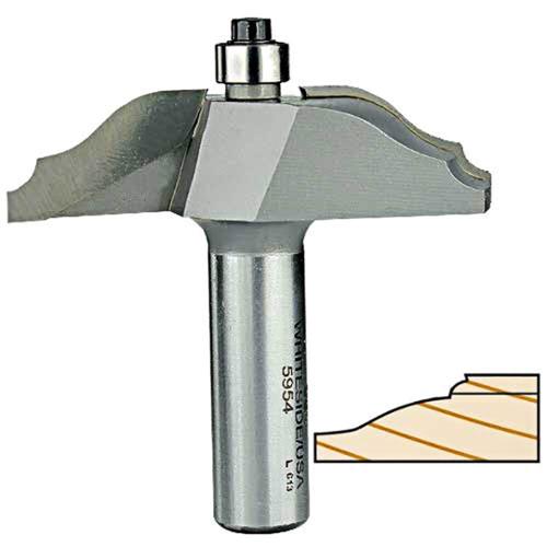 Whiteside Router Bits 5954 Ogee Bead Raised Panel Bit with 2-/12-Inch Large Diameter and 5/8-Inch Cutting Length
