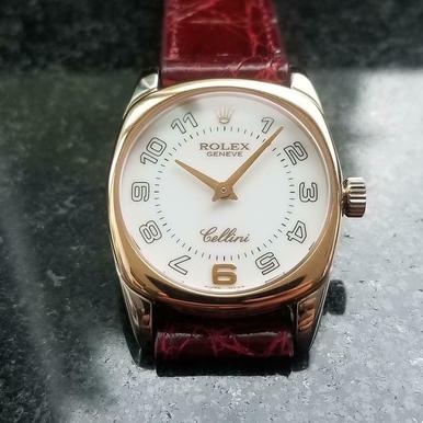ROLEX Ladies 18K Cellini 