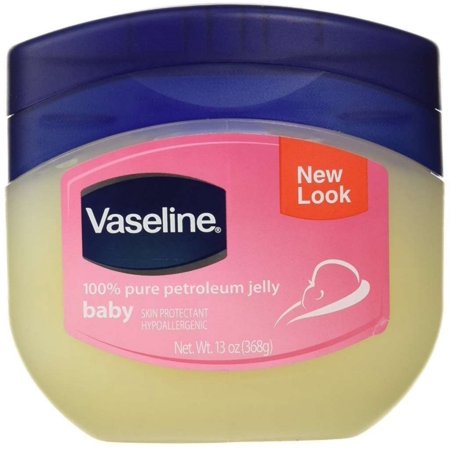 Vaseline 100% Pure Petroleum Jelly  Baby 13 Oz  Pack of 6