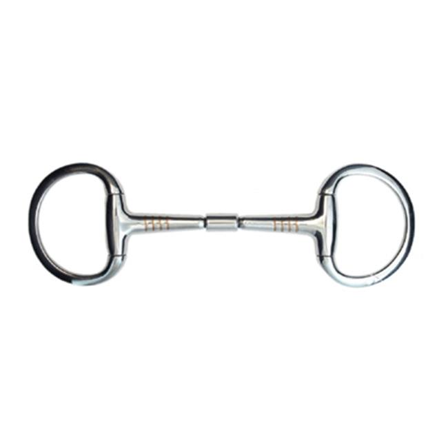 Jacks 20140-5-1-4 Stainless Steel Copper Inlay Eggbutt Snaffle Bit - 5.25 in