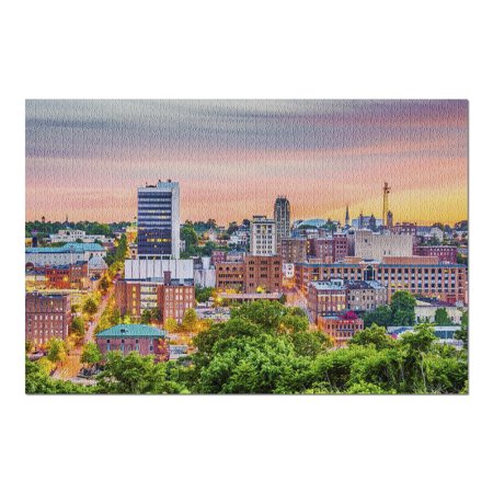 Lynchburg, Virginia - View of the City at Golden Hour 9005608 (20x30 Premium 1000 Piece Jigsaw Puzzle, Made in USA!)