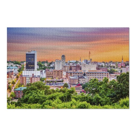 Lynchburg, Virginia - View of the City at Golden Hour 9005609 (20x30 Premium 1000 Piece Jigsaw Puzzle, Made in USA!)