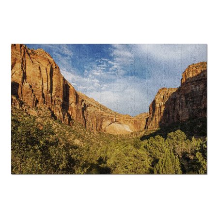 Zion National Park, Utah - Canyon Overlook Seen from Zionâ€“Mount Carmel Highway During Golden Hour 9023592 (20x30 Premium 1000 Piece Jigsaw Puzz