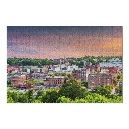 Lynchburg, Virginia - View of the City at Golden Hour 9005614 (20x30 Premium 1000 Piece Jigsaw Puzzle, Made in USA!)