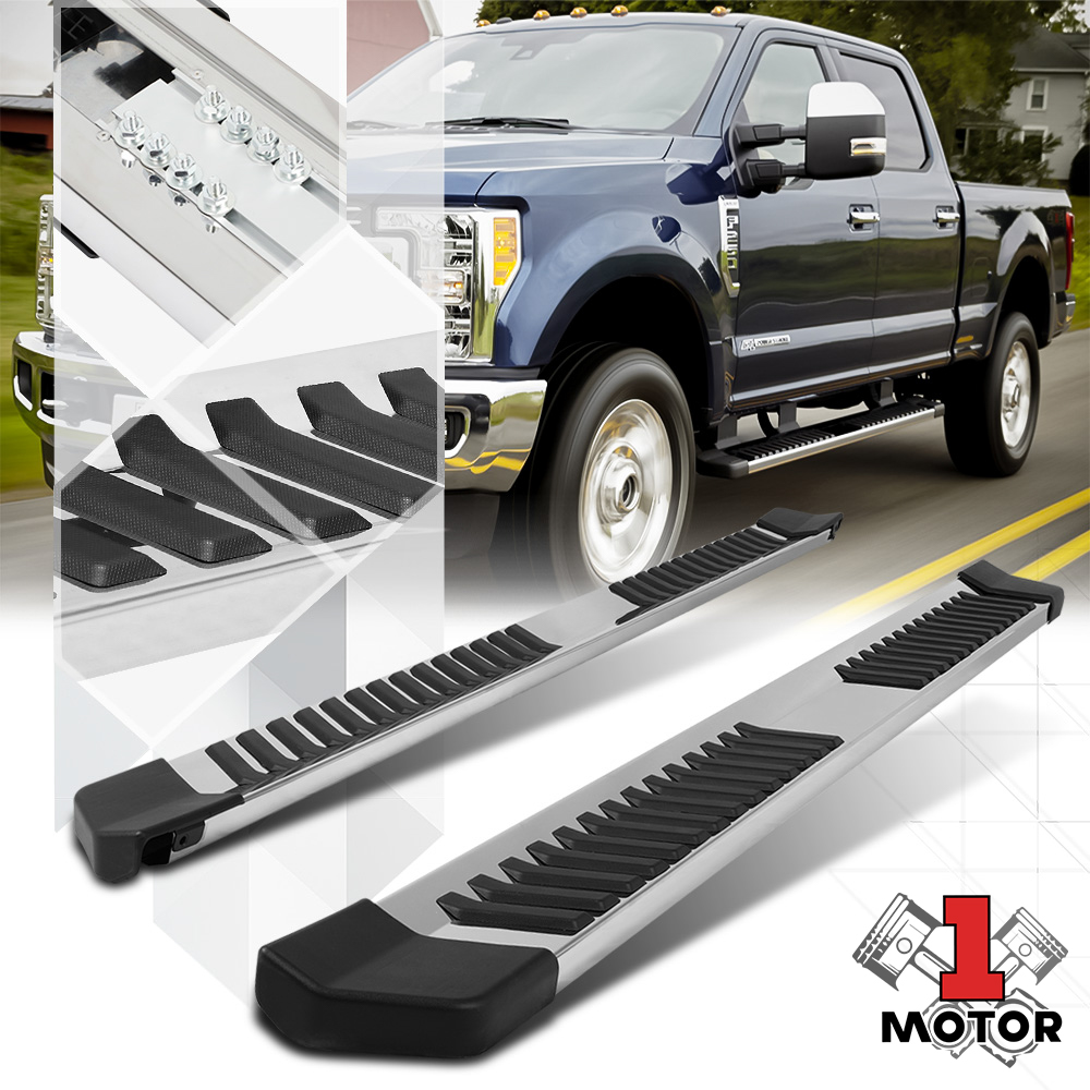 Chrome Running Board 6  Side Step Nerf Bar for 99-16 Ford F250/F230 SD Crew Cab 00 01 02 03 04 05 06 07 08 09 10 11 12 13 14 15