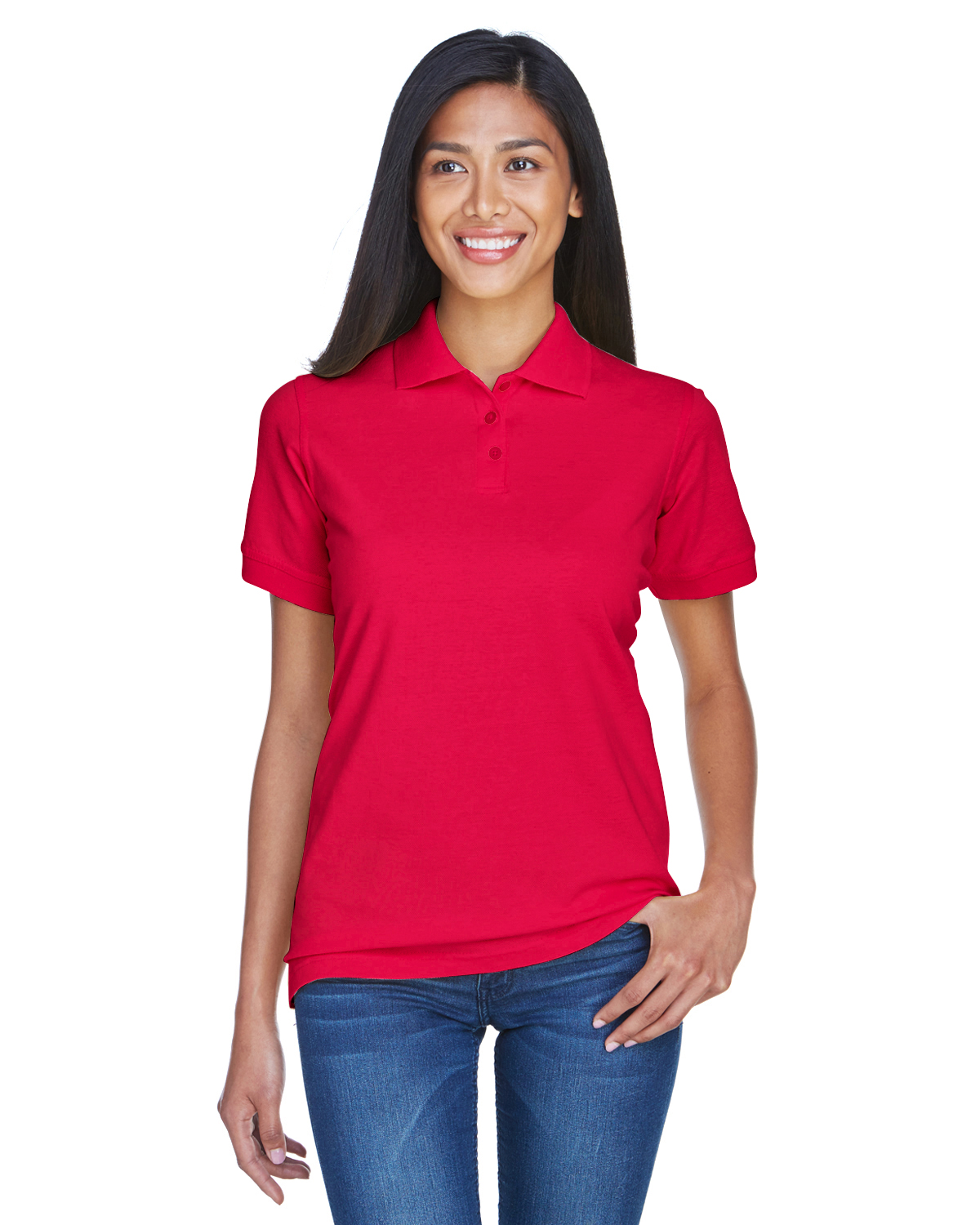 UltraClub Ladies  Classic Piqué Polo - 8530