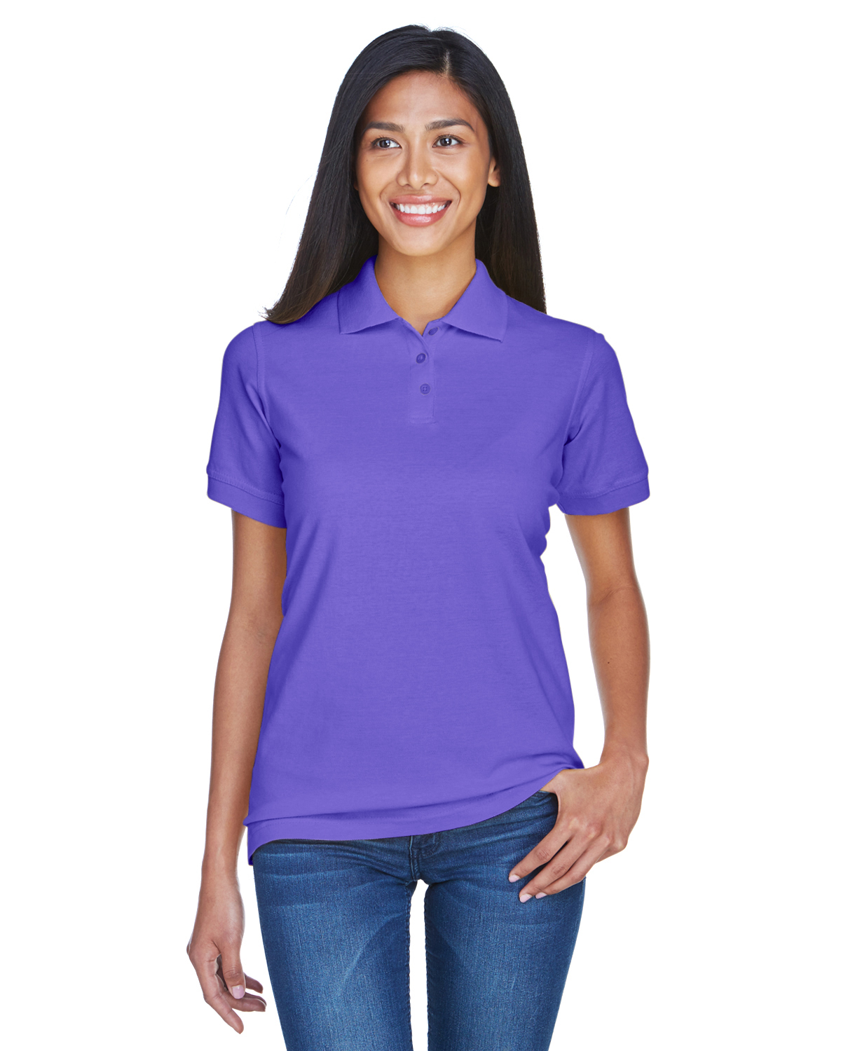 UltraClub Ladies  Classic Piqué Polo - 8530