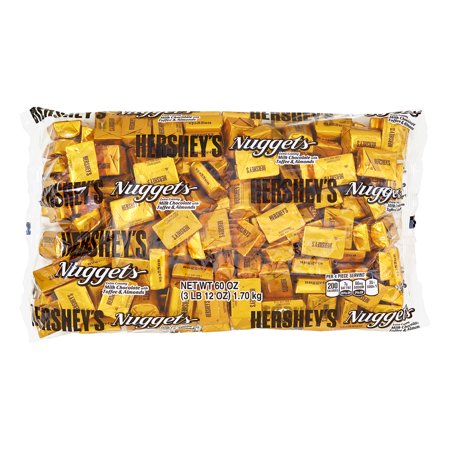 Hershey's Nuggets Milk Chocolates with Toffee and Almonds, 60 Oz