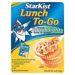 Starkist Lunch to-Go Tuna Kit, 4.5 Oz, Pack of 12