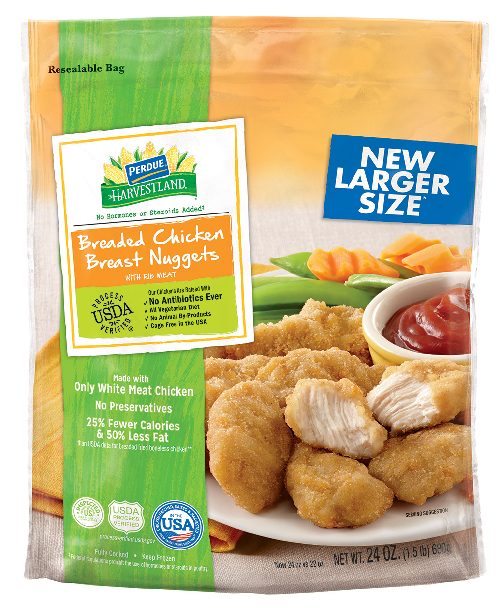 Perdue Harvestland Breaded Chicken Breast Nuggets (24 Oz.)
