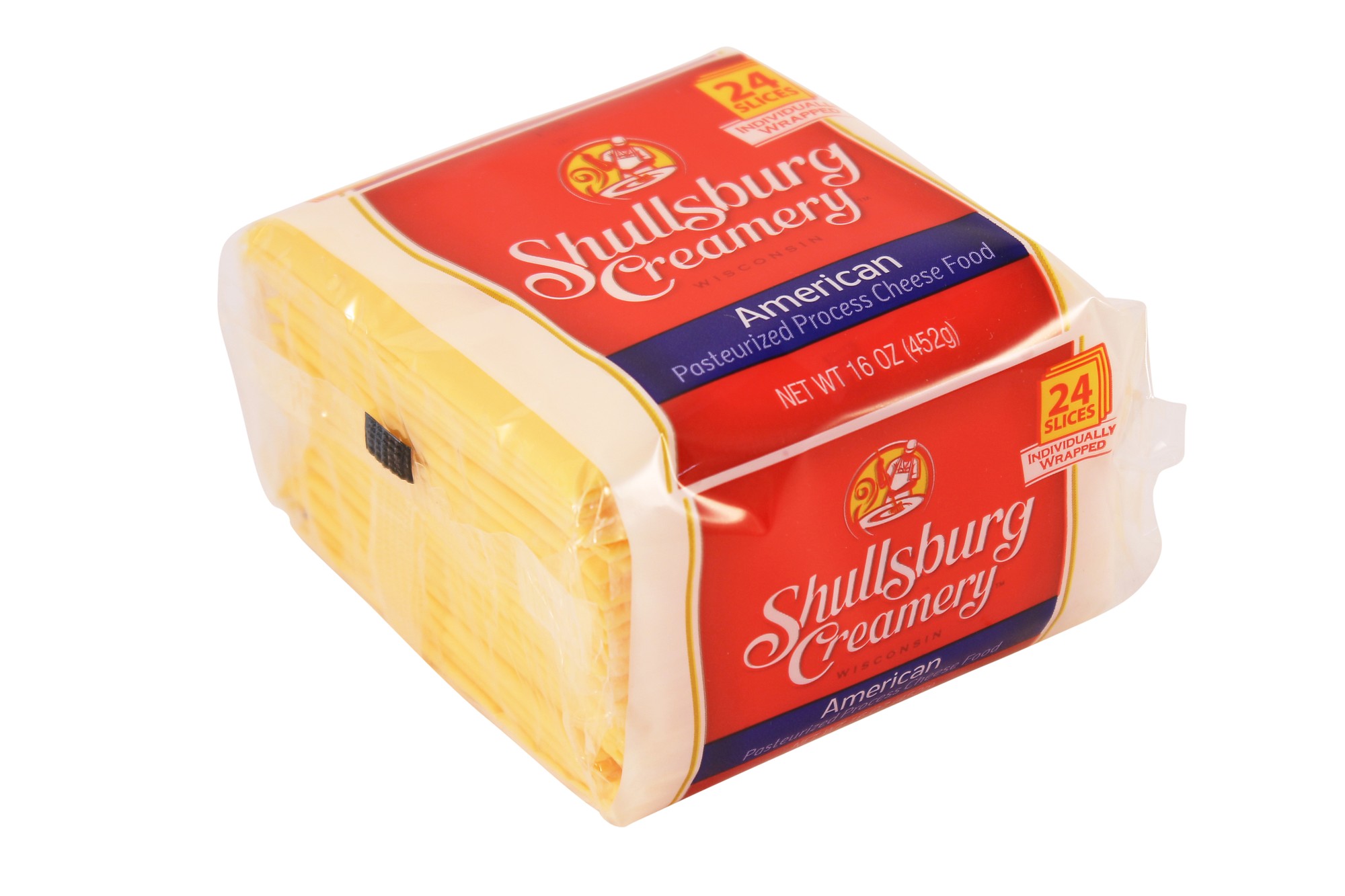 Shullsburg Creamery Sliced American Cheese, 16 Oz., 24 Count