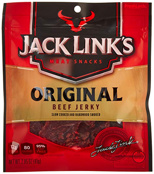 3 of Jack Link's Beef Jerky Original 2.85 Oz