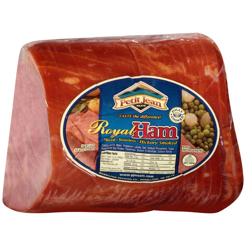 Petit Jean Hickory Smoked Boneless Sliced Royal Ham, 1.8-2.2 Lb