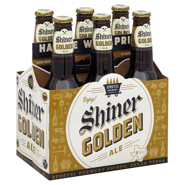 Shiner Beer Golden Ale, 6 Pack, 12 Fl Oz Bottles