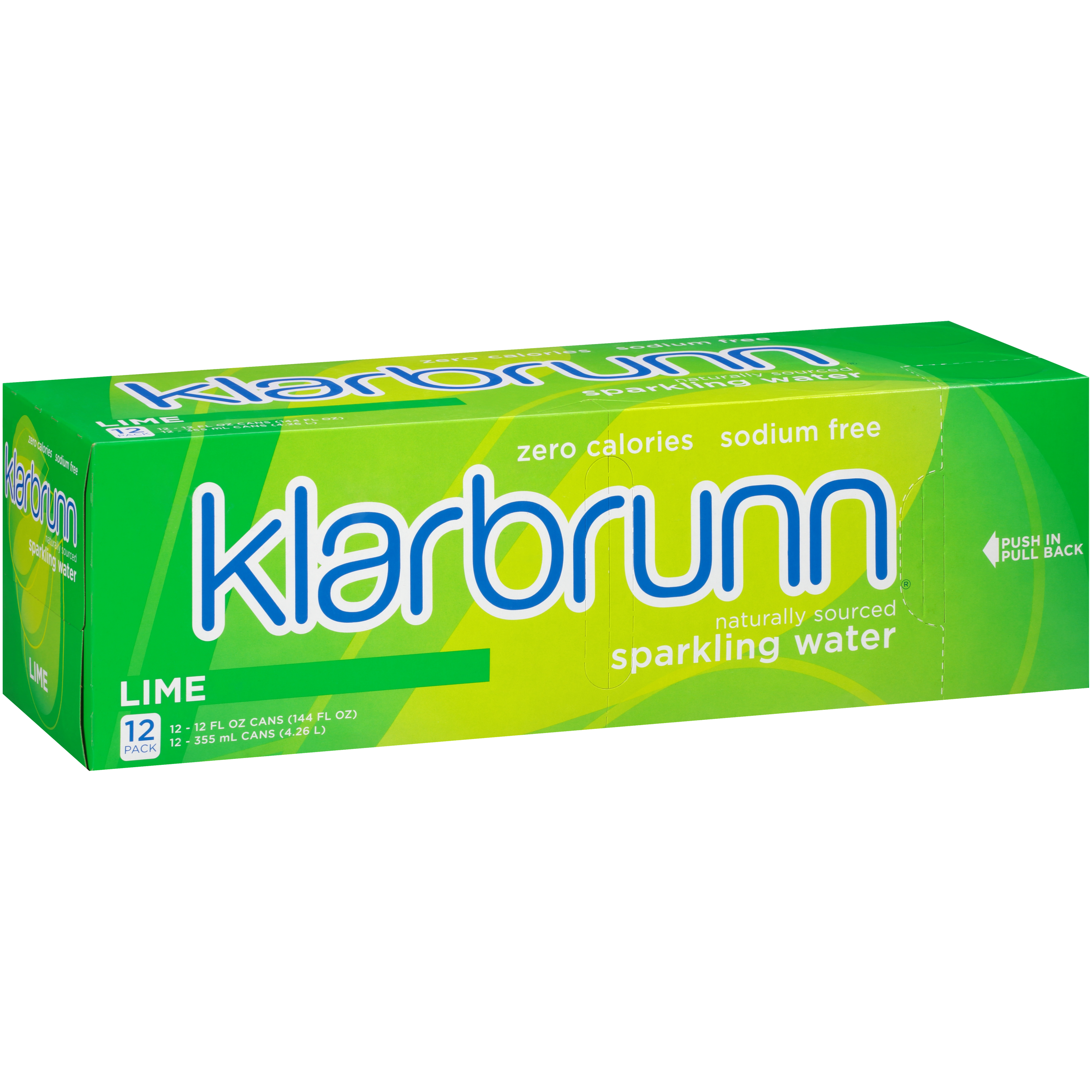 Klarbrunn Lime Sparkling Water, 12 Fl. Oz., 12 Count