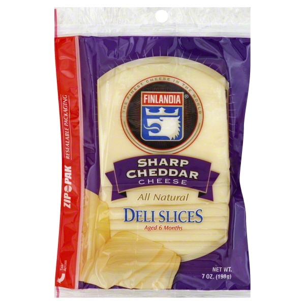 Deli Slices Sharp Cheddar Cheese