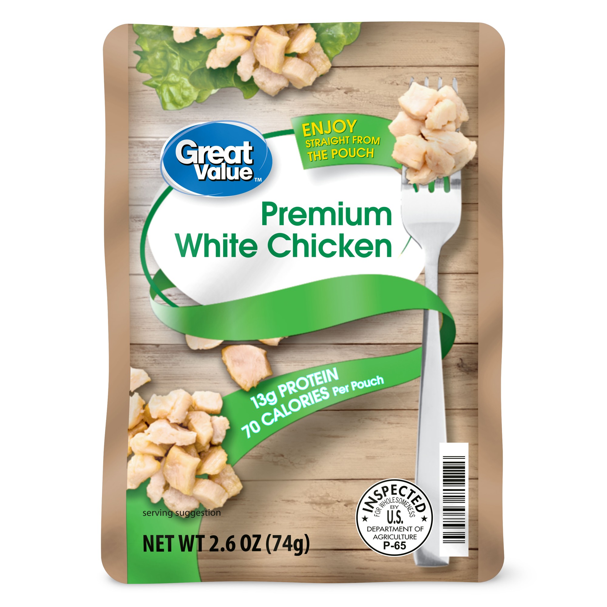 Great Value Premium White Chicken, 2.6 Oz Image