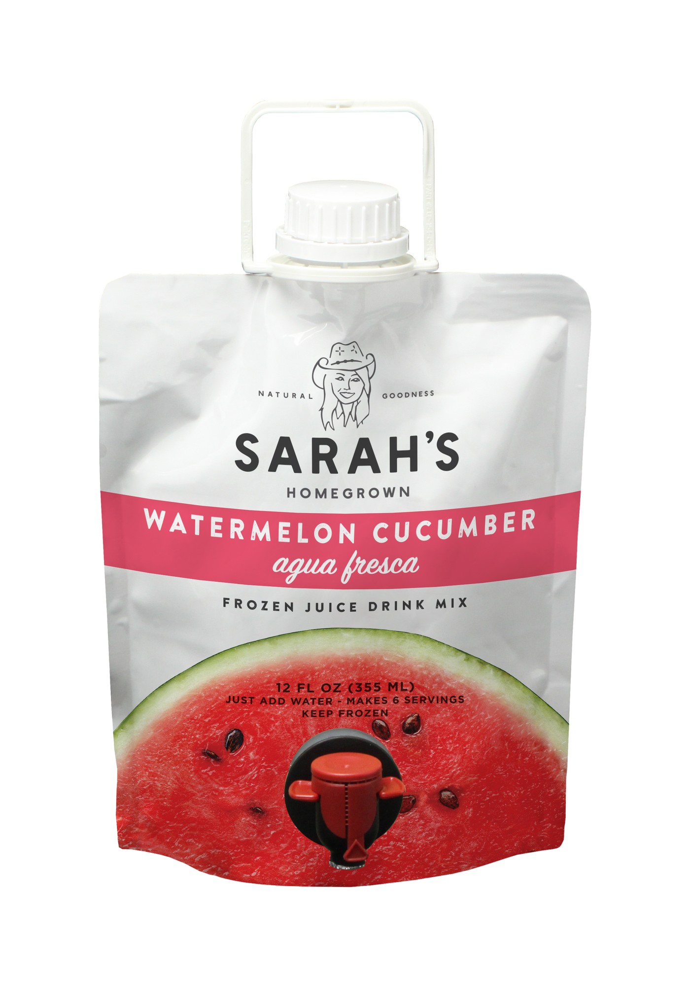 Sarah's Homegrown Watermelon-Cucumber Frozen Juice Mix, 12 Fl Oz