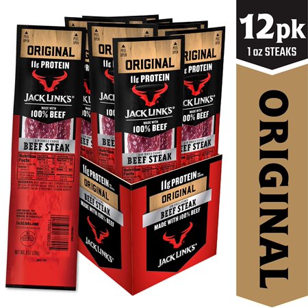 Jack Links Premium Cuts Beef Steak  Original  1-Ounce (Pack of 12)