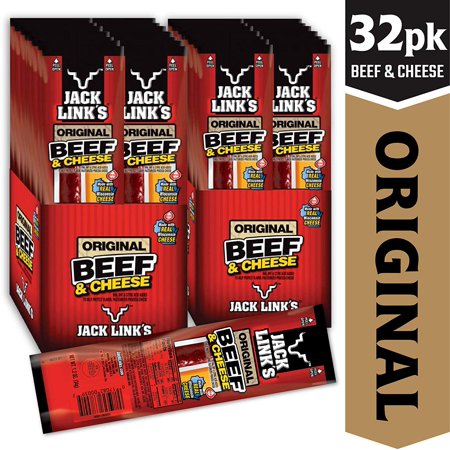 Jack Links Original Beef & Cheese Combo Pack  1.2 Oz  Original 100% Beef Stick and Cheese Stick Made with Real Wisconsin Cheese - 7g Protein  Made wit