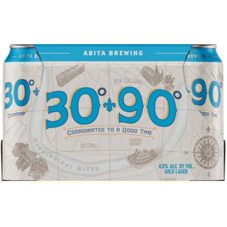 Abita 30 90 Lager, 6 Pack, 12 Fl Oz Cans
