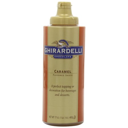 Ghirardelli Chocolate Flavored Sauce, Caramel, 17-Ounce Bottles (Pack of 6)
