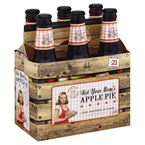 Not Your Mom's Apple Pie Hard Soda, 6 Pack, 12 Fl Oz Bottles