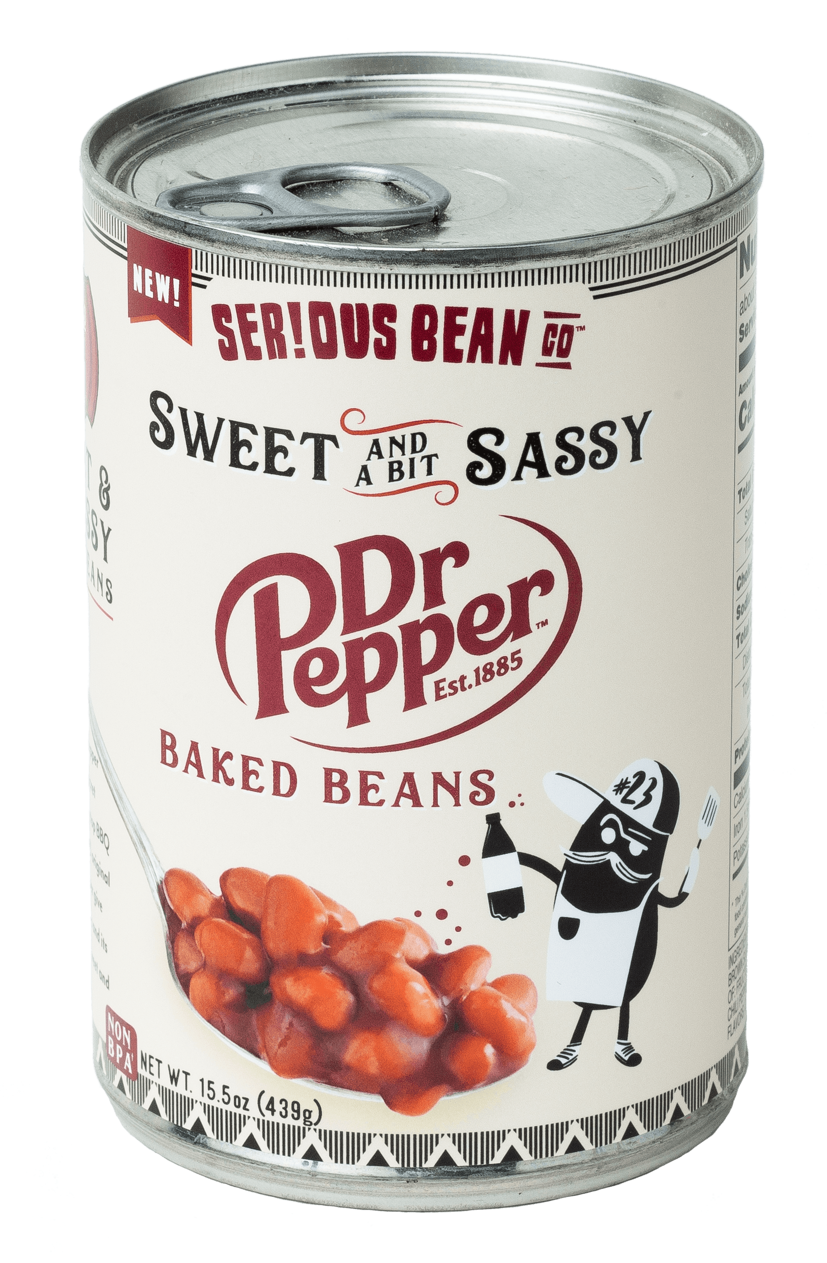 Serious Bean Co Sweet and Sassy Dr Pepper Baked Beans  16 Oz Can