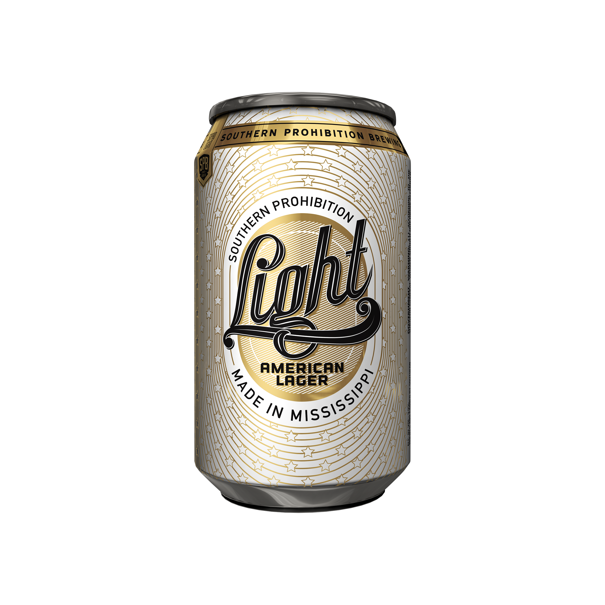 Southern Prohibition Light, American Lager, 6 Pack Light Beer, 12 Fl. Oz. Cans, 3.9% ABV