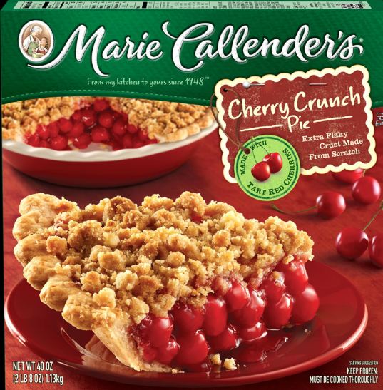 Marie Callender's Frozen Pie Dessert, Cherry Crunch, 40 Ounce, 40 OZ