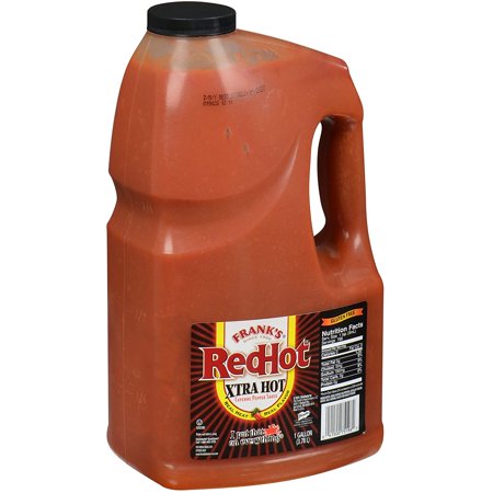 Franks RedHot Xtra Hot Cayenne Pepper Sauce, 1 Gal