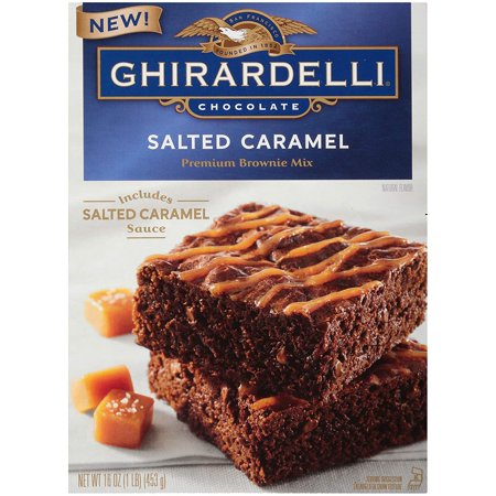 Ghirardelli Salted Caramel Brownie Mix, 16 Oz