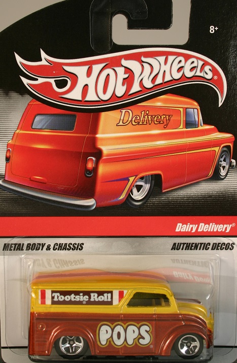 Hot Wheels Delivery Dairy Delivery Tootsie Roll POPS