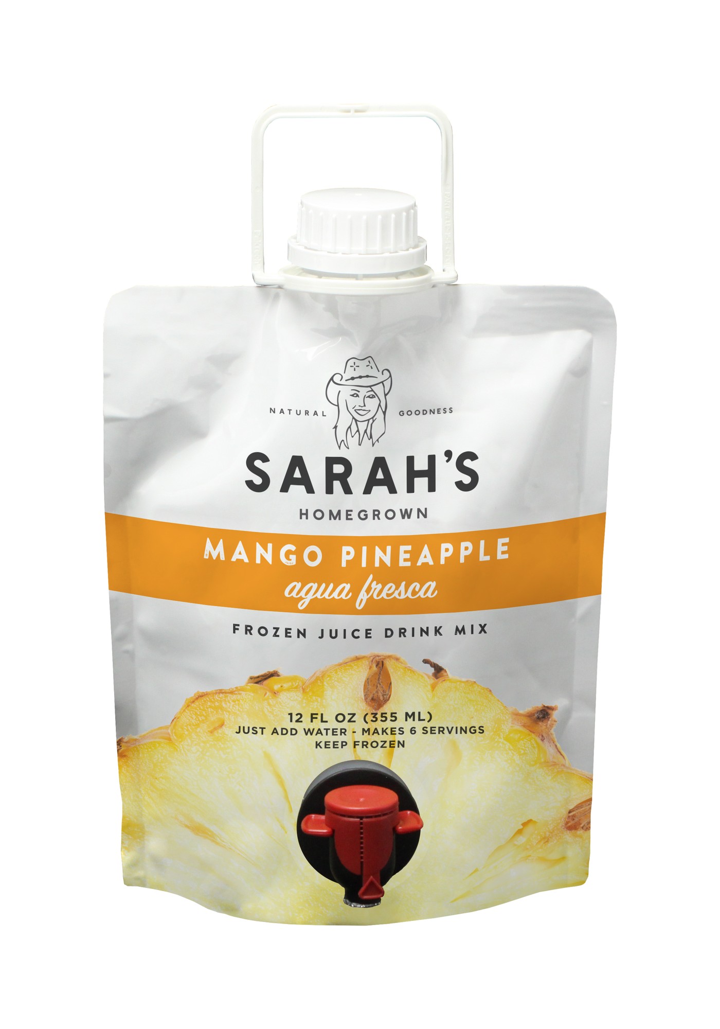 Sarah's Homegrown Mango-Pineapple Frozen Juice Mix, 12 Fl Oz