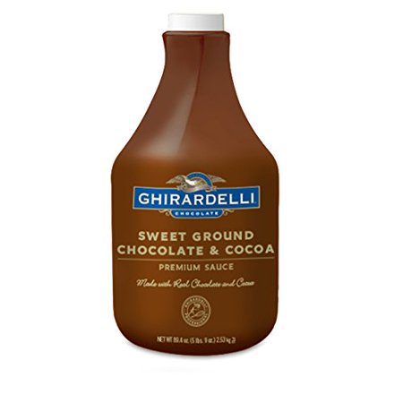 Ghirardelli Chocolate Sweet Ground Chocolate & Cocoa Sauce  87.3-Ounces Plastic Bottle