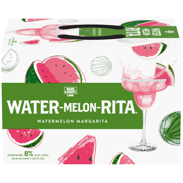 Bud Light Lime Water-Melon-Rita Malt Beverage 12-12 Fl. Oz. Cans