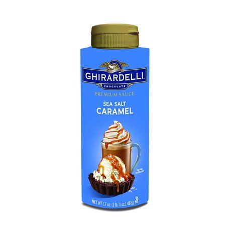 Ghirardelli Sea Salt Caramel Sauce Bottle 17oz, 17 Oz, 17 Ounces (Pack of 1)