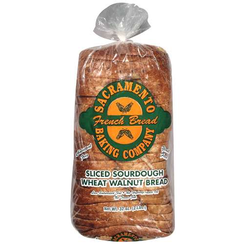 Sacramento Baking Company French Bread Sliced Sourdough Wheat Walnut Bread