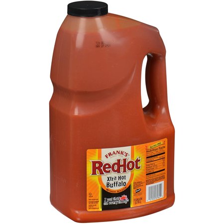 Franks RedHot Xtra Hot Buffalo Wings Sauce, 1 Gal