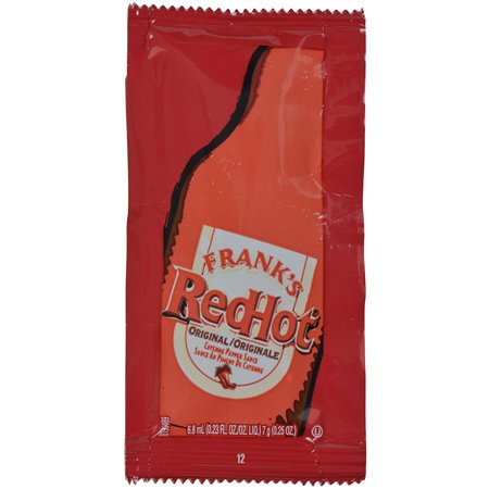 Franks RedHot Original Cayenne Pepper Sauce Packets, 7 G (200 Count)