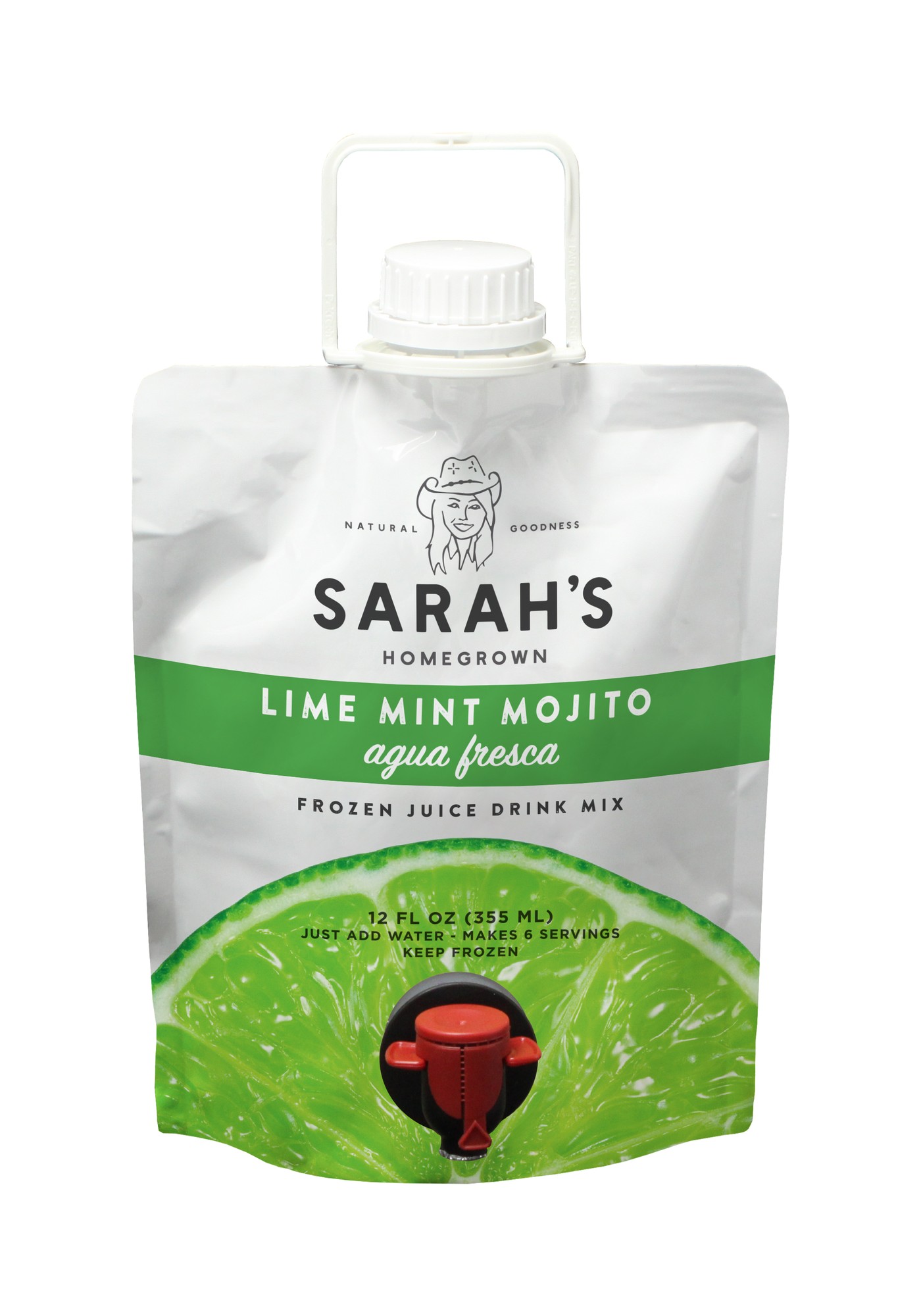 Sarah's Homegrown Lime-Mint Mojito Frozen Juice Mix, 12 Fl Oz