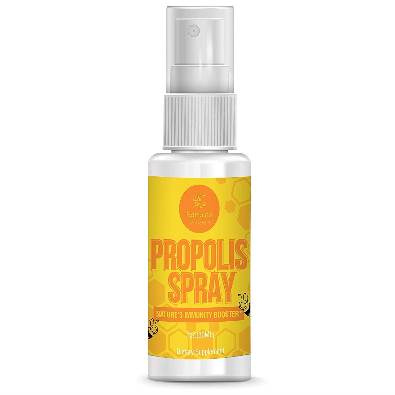 Namaste Supplements Bee Propolis Soothing Throat Spray 1 Oz Natural Immunity Boost