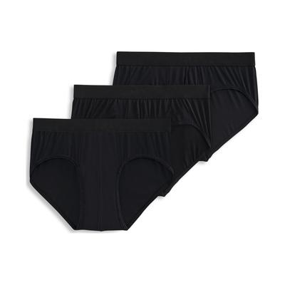 Jockey Men's Flex 365 Modal Stretch Brief 3 Pack, Created for Macy's - Black