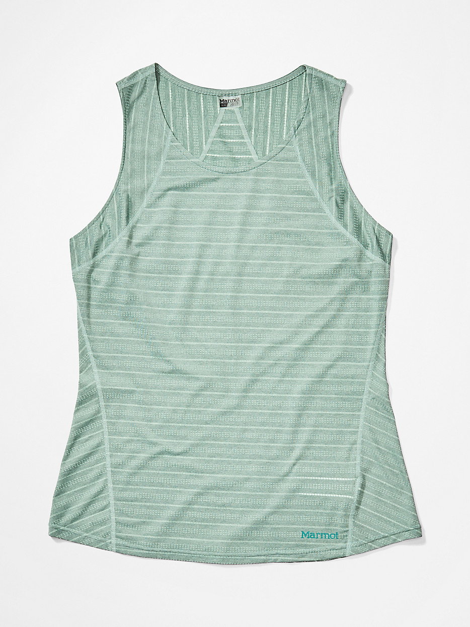 Marmot Mens and Womens Apparel Ellie Tank Top - Women's Deep Jungle Small Model: 47760-4973-S