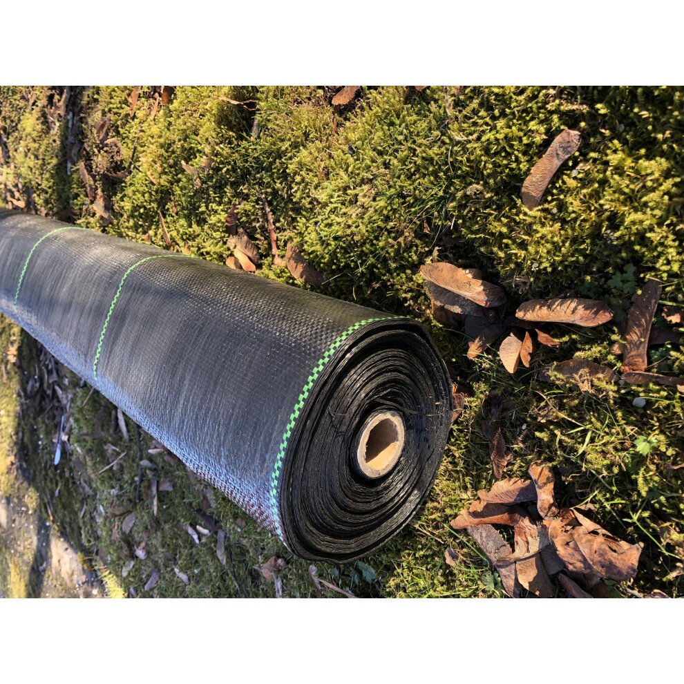 Heavy Duty Woven Weed Control Fabric Membrane Landscape Garden Weed Prevention thumbnail