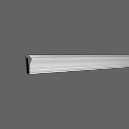RPS-0492-07 2-5/8  High X 1  Projection White RPS Backband Cap Moulding (6 Pack/48 Feet)