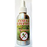 Insect Repellent 100% Natural with Fresh Lemongrass  Peppermint and Sweet Orange: Repels Biting Insects(Chiggers  Mosquitoes  Ticks  No Seeums  Gnats)