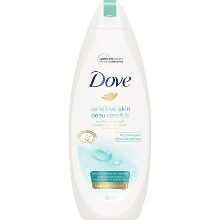 Dove Sensitive Skin Nourishing Body Wash, 12 Fluid Ounce (Pack of 3)