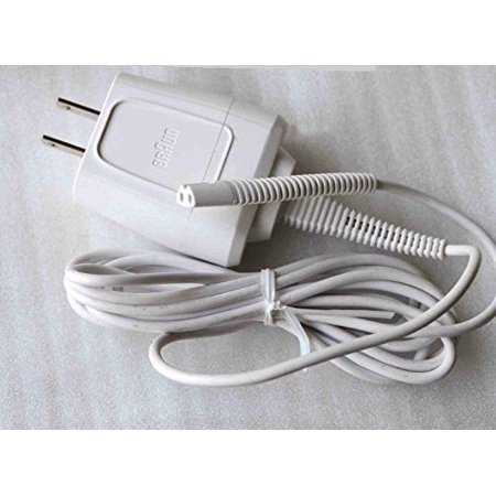 Braun Pulsonic Shaver Charger Cord for Models 760CC, 790CC, 9585, 9595, 9785, 9795 (White)