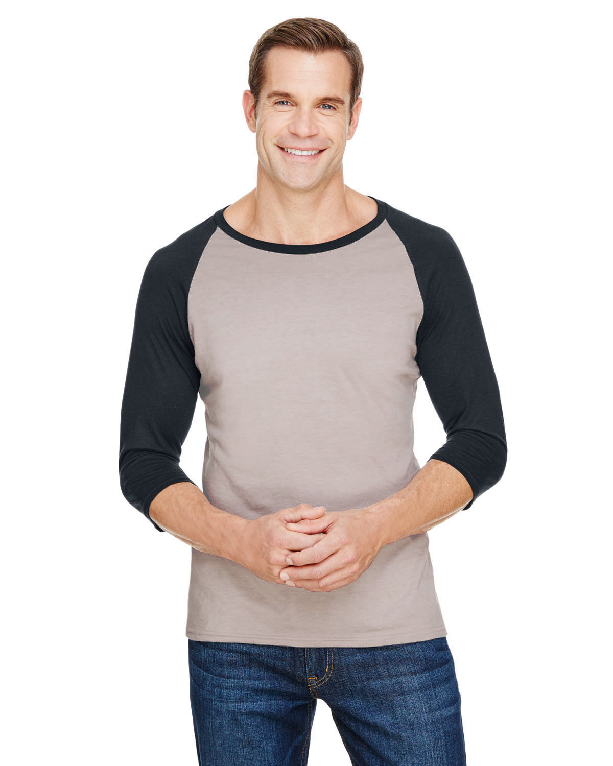 Anvil Adult Triblend 3/4-Sleeve Raglan T-Shirt - 6755